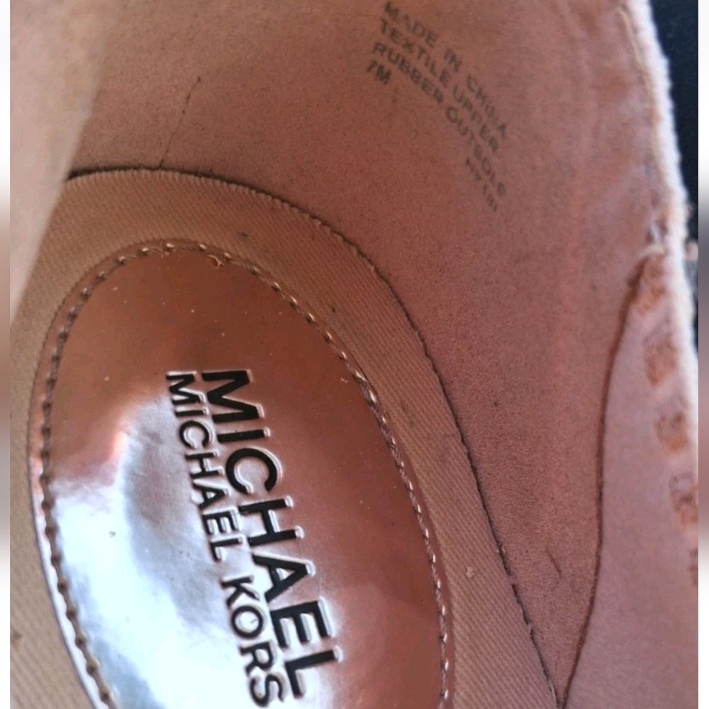 MICHAEL KORS Skylar Metallic Knit Slipon Sneakers - Picture 9 of 10